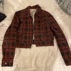 Reformation plaid jacket
